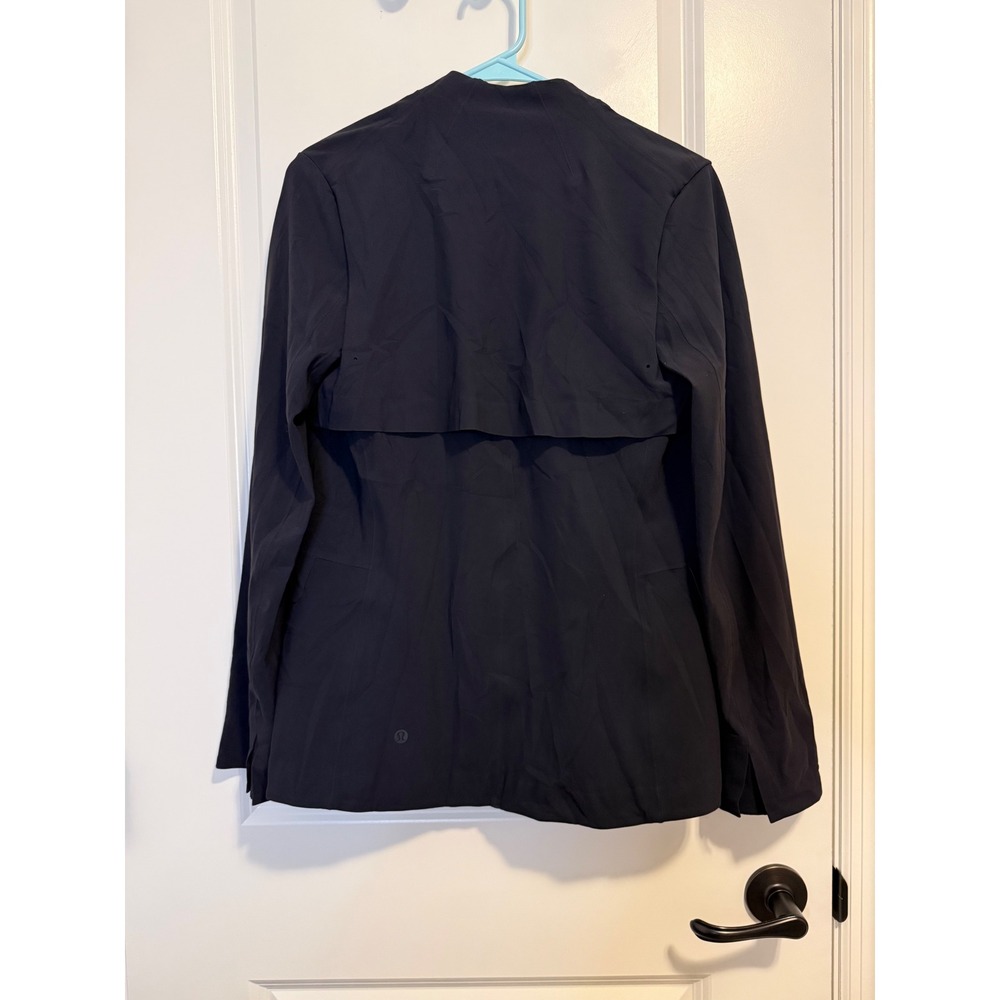 Lululemon Between Places Blazer Jacket Women‎ 4 Black Excellent Layered Tech - Picture 4 of 6
